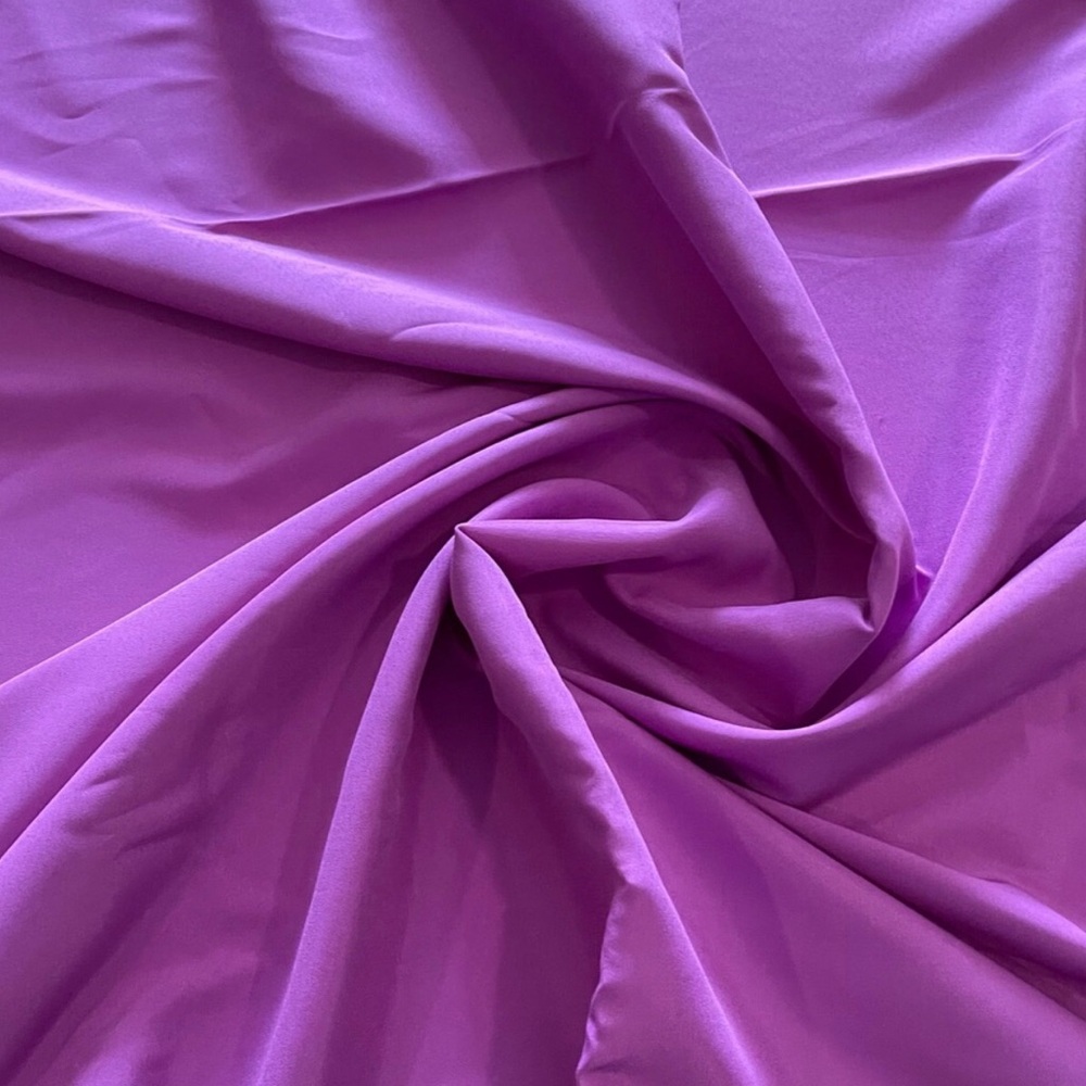 Vibrant Purple Dull Satin Fabric